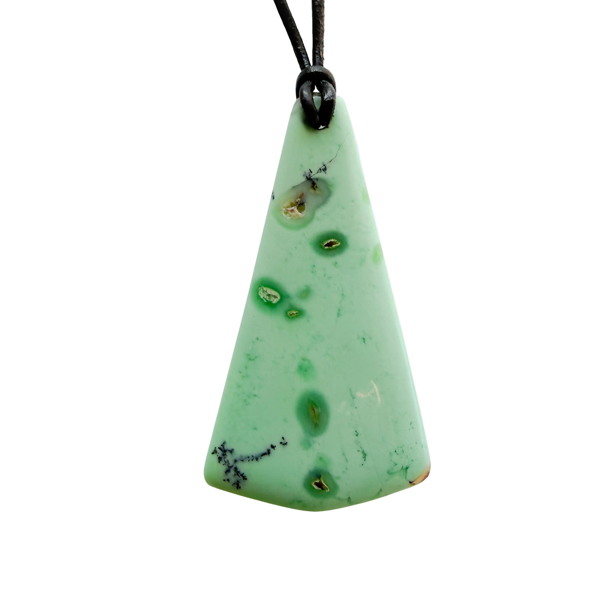 Rare Chrysoprase with Manganese