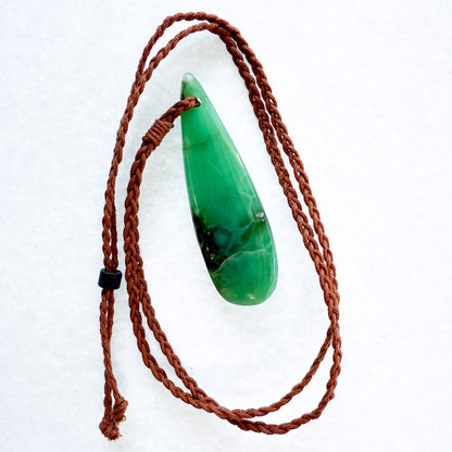 Chrysoprase Teardrop Pendant