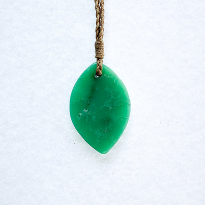 Australian Chrysoprase Yerilla specimen hand shaped