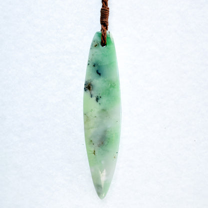 Lemon Chrysoprase with Chrysoprase hand shaped from a Western Australian specimen 